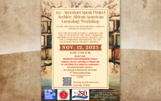 Genealogy workshop with African American family history resources