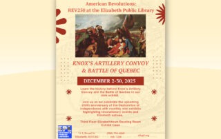 Revolutionary War artwork depicting scenes related to Knox’s Artillery Convoy and the Battle of Quebec for the REV250 exhibit.