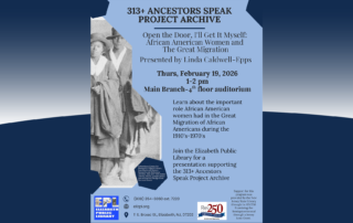 Historic photo representing African American women during the Great Migration for a 313+ Ancestors Speak Project Archive program