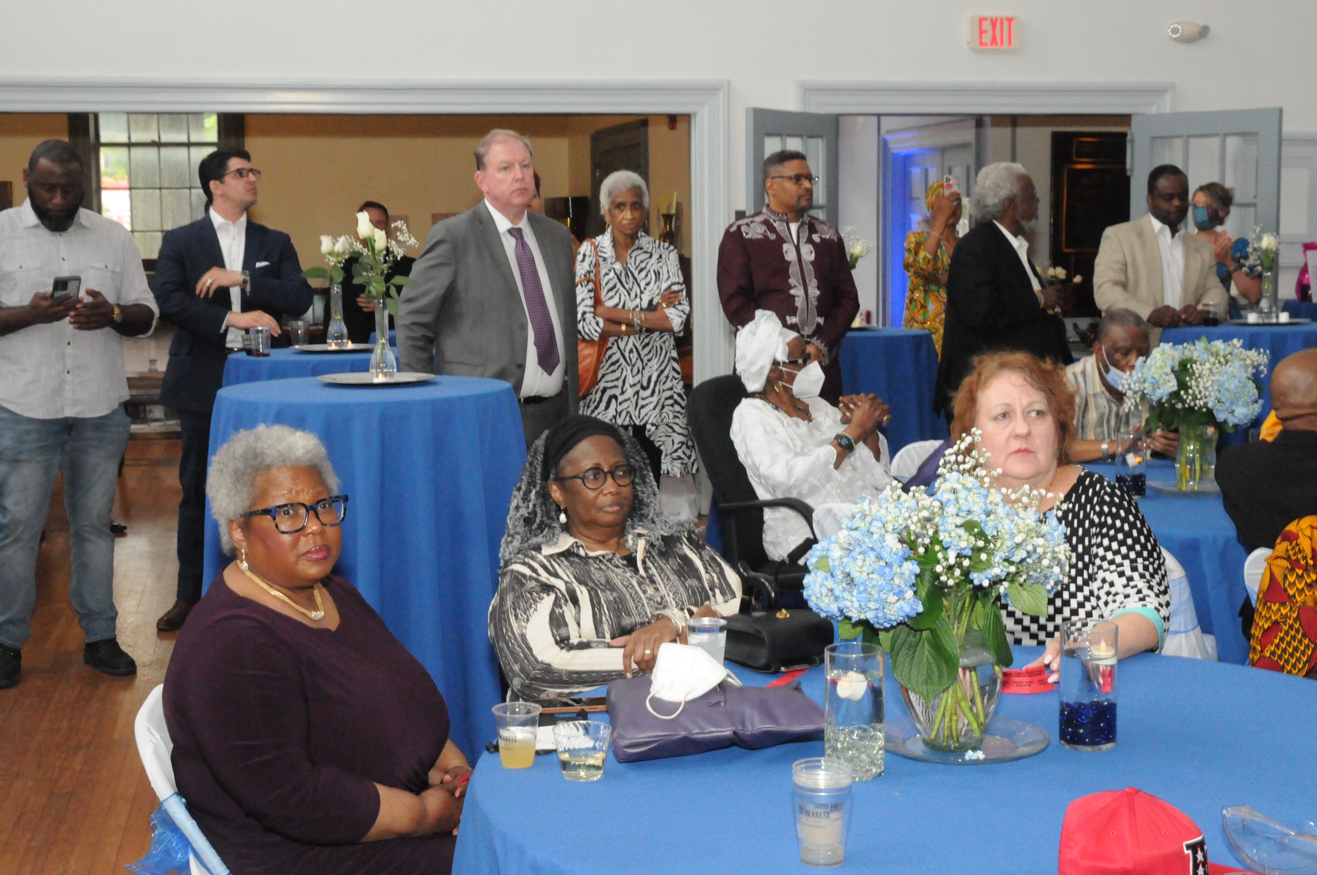 Guests gather in the Snyder Academy hall during the 313+ Ancestors Speak Project Gala in 2022.